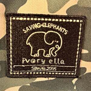 Ivory Ella Camo Weekender Duffel Bag Saving Elephants Travel Carry On 22”